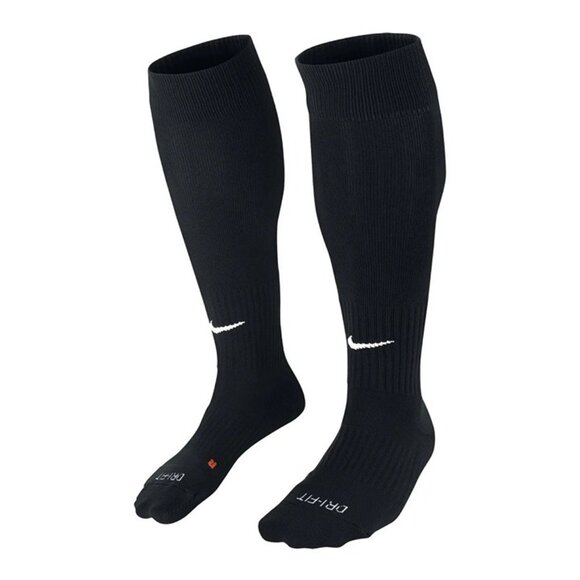 Nike Classic II Cushion Over-The-Calf Soccer Socks Adult Size Large 8-12 Black - Picture 1 of 3